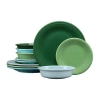 Fiesta Classic Rim Mixed Aegean 12-pc. Dinnerware Set In Multi