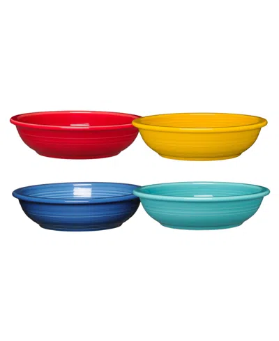 Fiesta Classic Rim Pasta Bowls, Set Of 4 In Multi