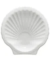 Fiesta Coastal Shell-shaped Plate In  White