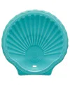 Fiesta Coastal Shell-shaped Plate In Turquoise