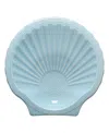 Fiesta Coastal Shell-shaped Plate In Blue