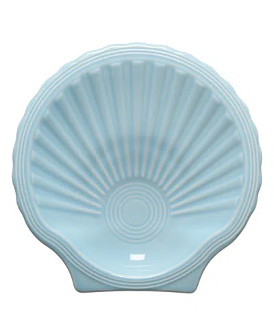 Fiesta Coastal Shell-shaped Plate In Blue