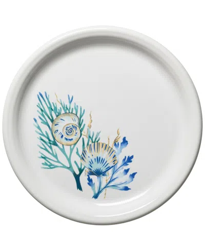 Fiesta Coastal Shores Bistro Coupe Dinner Plate In White