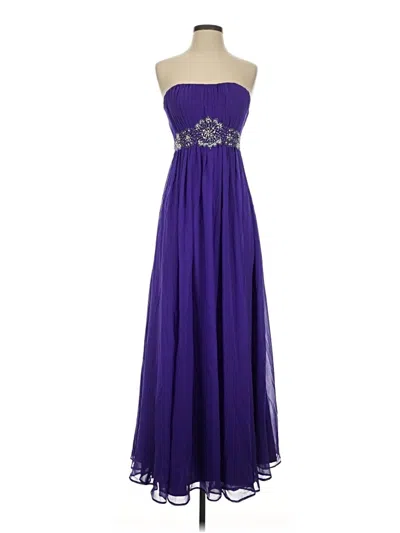 Pre-owned Fiesta Cocktail Dress In Purple
