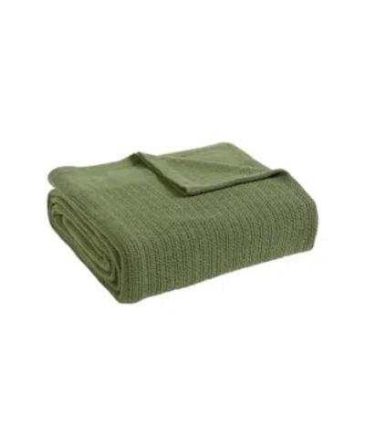 Fiesta Cotton Blanket, Full/queen In Sage
