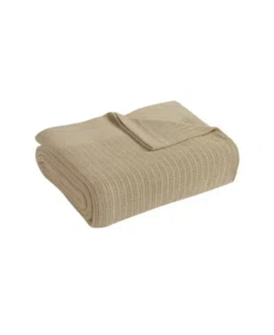 Fiesta Cotton Blanket, King In Linen