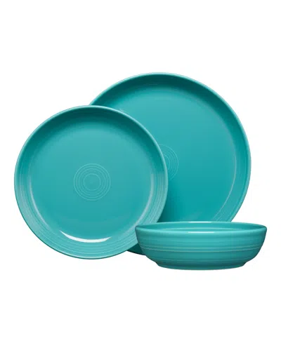 Fiesta Coupe Bowl 3 Pc. Place Setting, Service For 1 In Blue