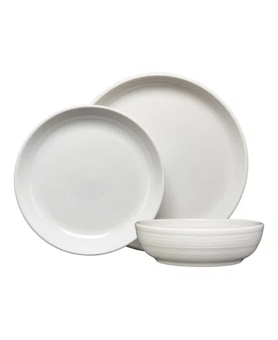 Fiesta Coupe Bowl 3 Pc. Place Setting, Service For 1 In White