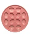 Fiesta Egg Plate In Peony