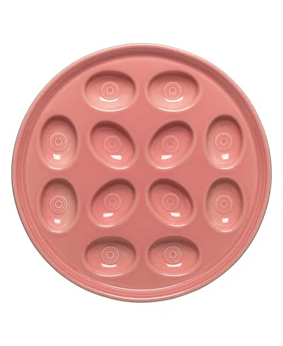 Fiesta Egg Plate In Peony