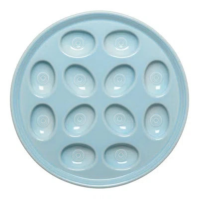 Fiesta Egg Platter In Sky