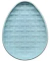 Fiesta Embossed Egg Plate In Sky