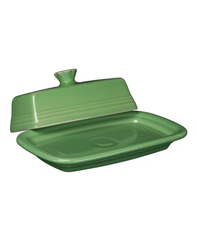 Fiesta Extra Large Covered Butter Dish In Green