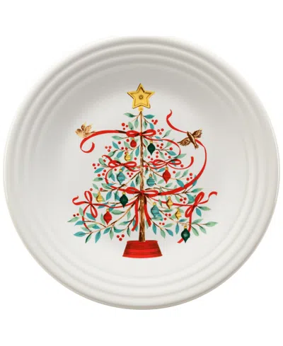 Fiesta Holly Berry Christmas Tree Classic Rim 9" Luncheon Plate