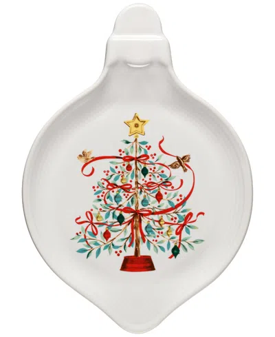 Fiesta Holly Berry Christmas Tree Ornament Shaped Plate