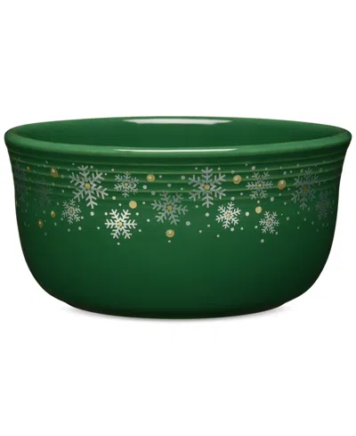 Fiesta Jade Snowflake Gusto Bowl In Green