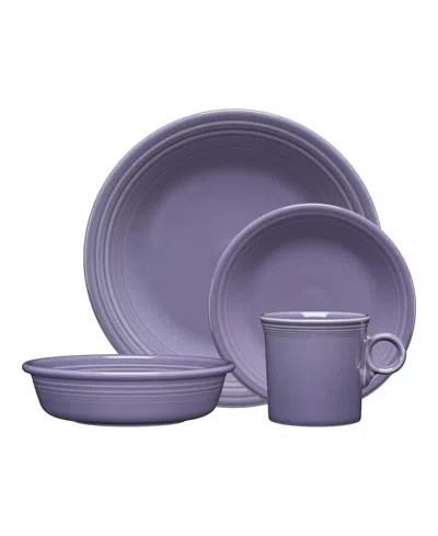 Fiesta Lavender Classic 4-pc. Dinnerware Set In Purple