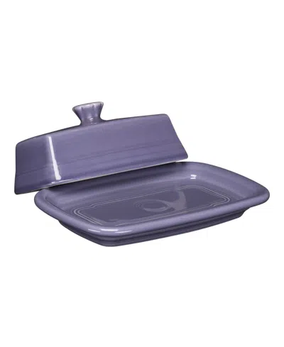 Fiesta Lavender Extra Large Covered Butter Dish In Purple