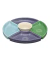 Fiesta Lavender Fields 5-pc. Entertaining Set In Black