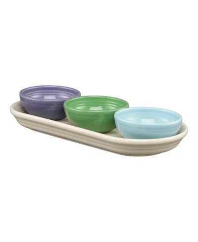Fiesta Lavender Fields Mixed Colors 4-pc. Condiment Set In Animal Print