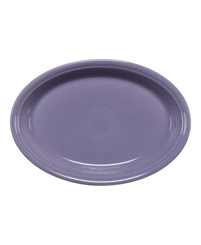 Fiesta Lavender Large Oval Serving Platter In Purple