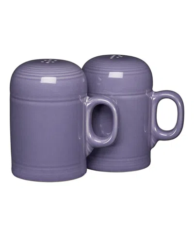 Fiesta Lavender Rangetop Large Salt & Pepper Shaker Set In Purple