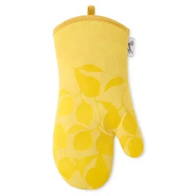 Fiesta Lemon Vine Oven Mitt, Sunflower Yellow, 7"x13"
