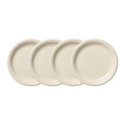 Fiesta Linen Bistro Coupe 7 1/4 Inch Salad Plate, Set Of 4