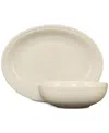 Fiesta Linen Oval Platter & Bistro Bowl 2-pc. Serve Set