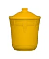 Fiesta Medium Chevron Canister 2 Quart In Daffodil