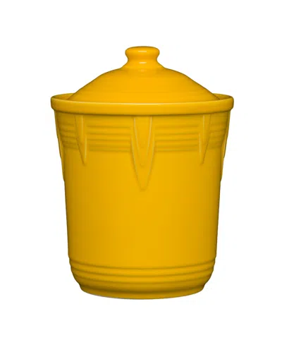 Fiesta Medium Chevron Canister 2 Quart In Daffodil