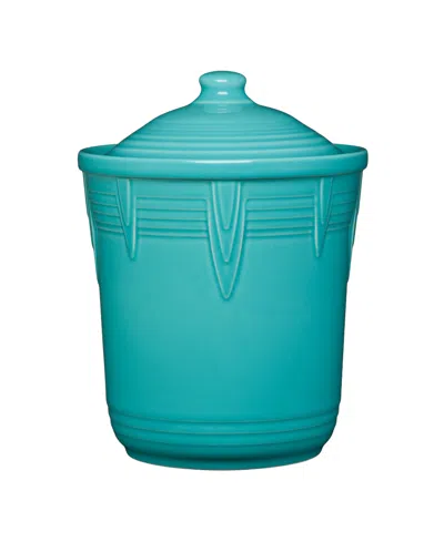 Fiesta Medium Chevron Canister 2 Quart In Turquoise
