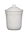 Fiesta Small Chevron Canister 1 Quart In White