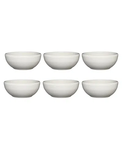 Fiesta Mini Bowls, Set Of 6 In White
