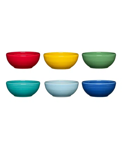 Fiesta Mixed Colors Mini Bowls, Set Of 6 In Multi