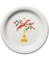 Fiesta Nutcracker Appetizer Plate In Open White
