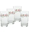 Fiesta Nutcracker Holly Juice Glass, Set Of 4 In Multi