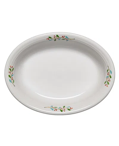 Fiesta Nutcracker Oval Vegetable Bowl In Open White