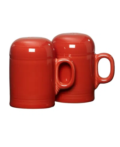 Fiesta Rangetop Salt & Pepper Set In Red