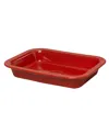 Fiesta Rectangular Baker 9" X 13" In Red