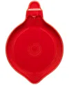 Fiesta Scarlet Ornament Plate In Brt Red