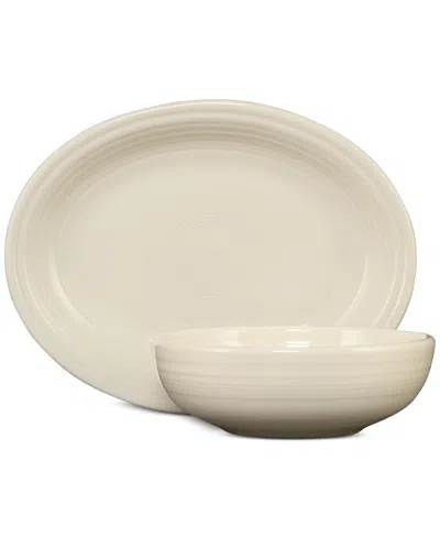 Fiesta Serve Set, Set Of 2 In Linen