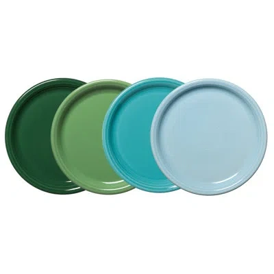 Fiesta Shop Mixed Sets Aegean Bistro Coupe 10 1/2 Inch Dinner Plate, Set Of 4 In Mixed Aegean