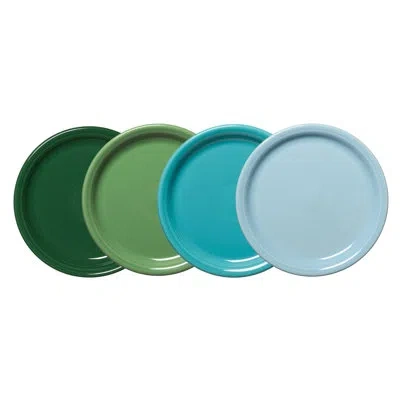 Fiesta Shop Mixed Sets Aegean Bistro Coupe 9 Inch Luncheon Plate, Set Of 4 In Mixed Aegean