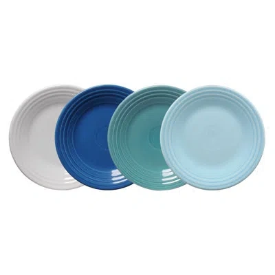 Fiesta Shop Mixed Sets  Coastal Blues Classic Rim 9 Inch Luncheon Plate, Set Of 4 In Multi