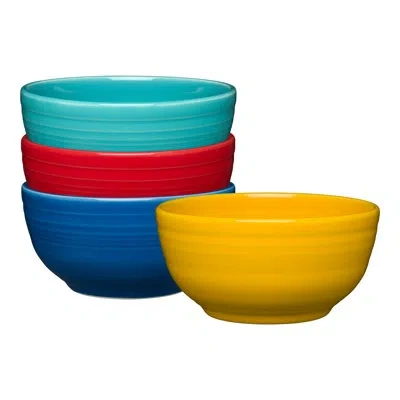Fiesta Shop Mixed Sets  Vibrant Bistro Coupe 5 1/2 Inch Cereal Bowl 22 Oz, Set Of 4 In Mixed Vibrant