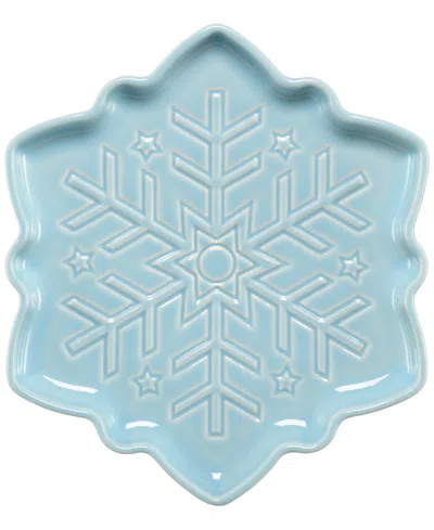 Fiesta Snowflake Shaped Plate In Sky