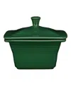 Fiesta Square Covered Box 4 5/8 Inch In Jade