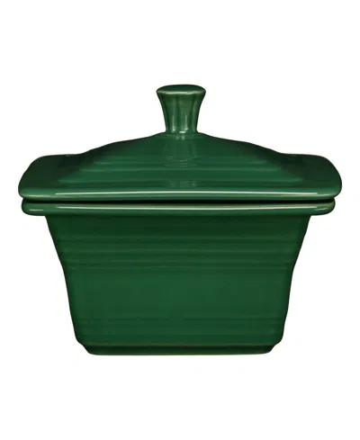 Fiesta Square Covered Box 4 5/8 Inch In Jade