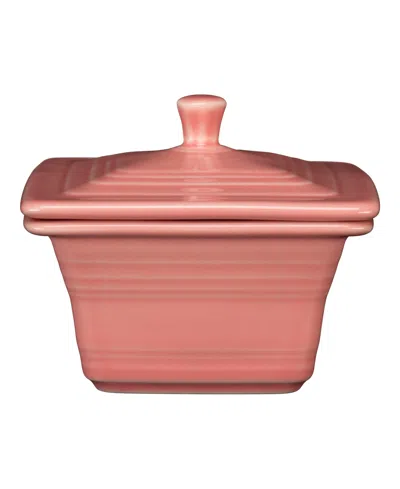 Fiesta Square Covered Box 4 5/8 Inch In Peony